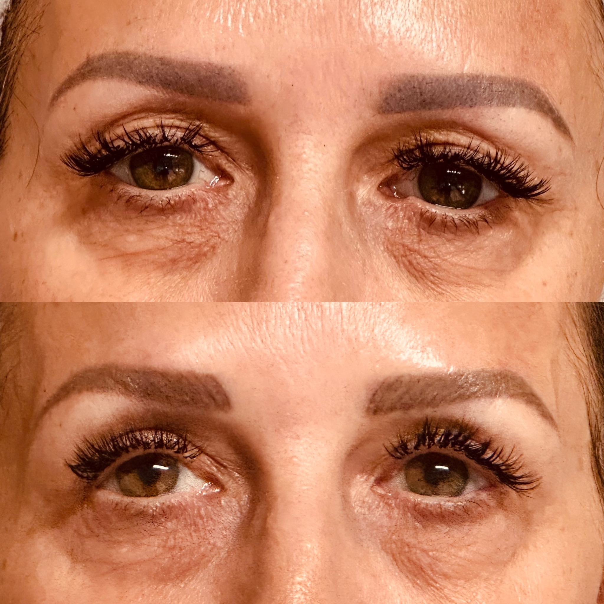 Before and After Image: Brows – Color Correction - front