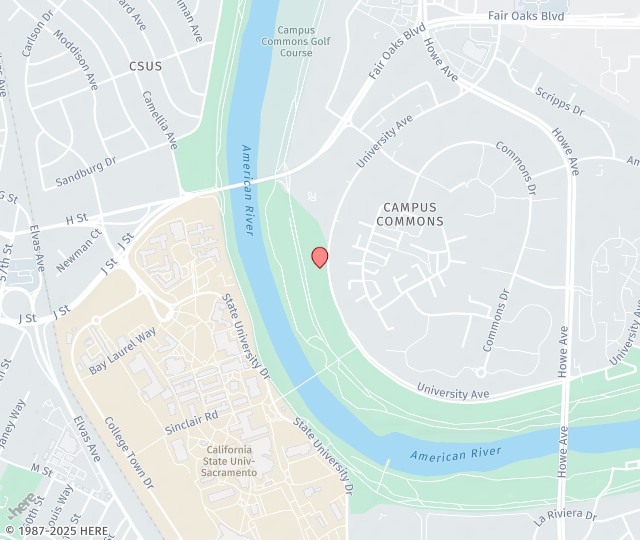 Location Map: 705 University Ave Sacramento, California 95825